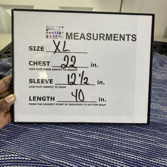 Ann Taylor LOFT Womens A Line Dress Blue Space Dye Scoop Neck Long Sleeve XL New - Picture 6 of 6